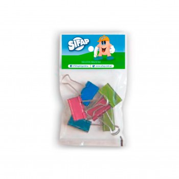 Binder clips color N°1 (bolsita)